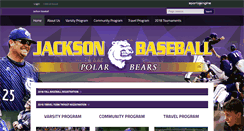 Desktop Screenshot of jacksonbaseball.org